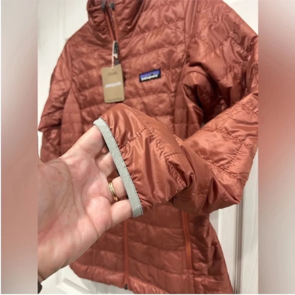 Patagonia Women’s XXL Nano Puff Jacket NWT Burl Red Puffer Puffy - Picture 6 of 9